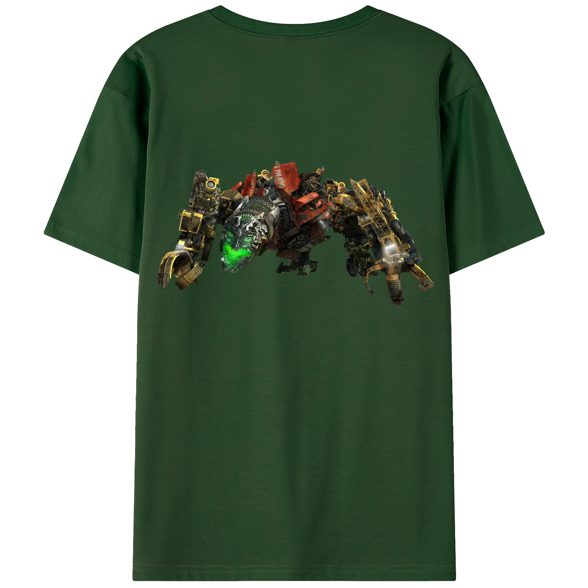 （画像用） Transformers トランスフォーマー 綿100％半袖Tシャツ（背面プリント）